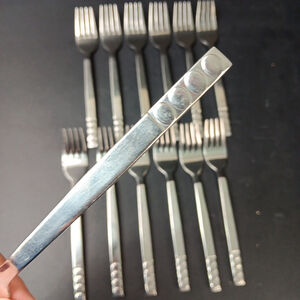 Pier 1 Imports 18/8 Stainless Silverware - PORTFOLIO - Dinner Forks 13pcs